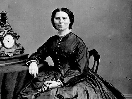 2. Clara Barton- 1821 to 1912