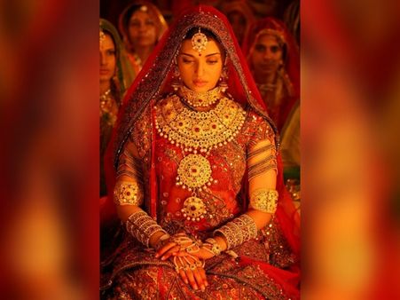 Aishwarya Rai In A Red Bridal Lehenga
