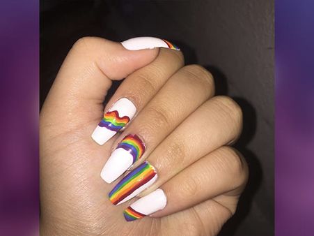 Burst Of Rainbow Flames