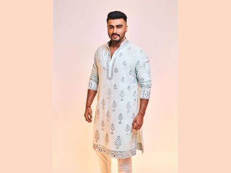 Arjun Kapoor In A White Kurta-Pyjama