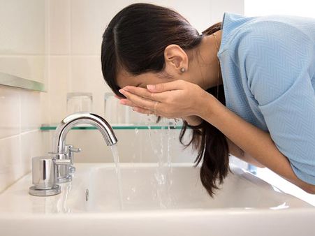 No Hot Water Face Washes Afterwards