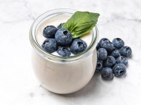 Instant frozen berry yogurt Instant frozen berry yogurt