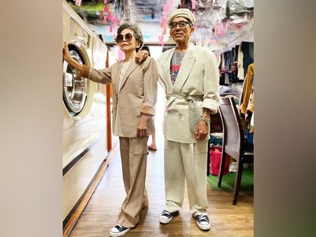 Xiu’e In Brown Pantsuit And Wan Ji In Cream Pantsuit Xiu’e In Brown Pantsuit And Wan Ji In Cream Pantsuit