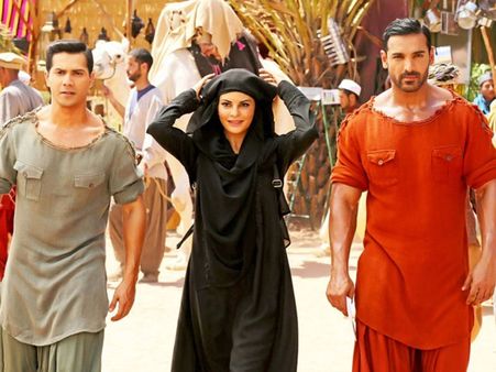 John Abraham And Varun Dhawan In Kurta-Pyjama John Abraham And Varun Dhawan In Kurta-Pyjama