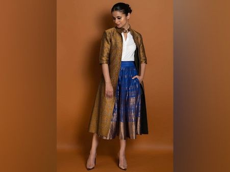 Rasika Dugal In A Shirt, Skirt And Jacket