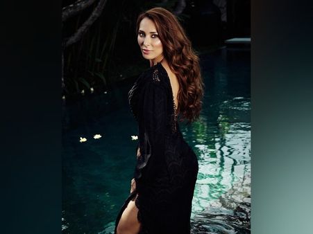 Iulia Vantur In A Black Dress