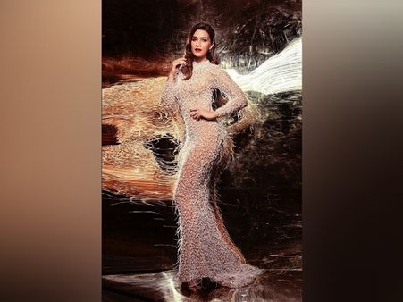 Kriti Sanon In A Feathery Gown