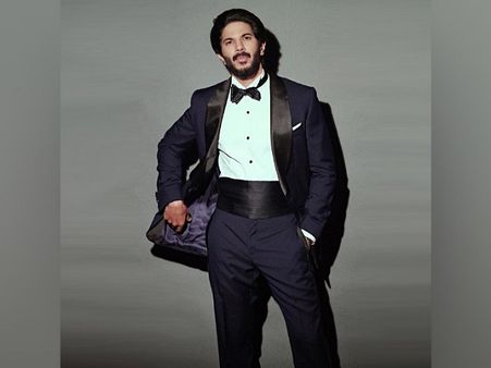 Dulquer Salmaan In A Midnight-Blue Tuxedo