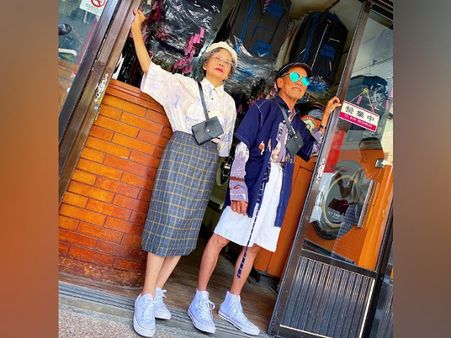 Xiu’e In Plaid Skirt-Top And Wan Ji In T-Shirt, Shorts And Jacket Xiu’e In Plaid Skirt-Top And Wan Ji In T-Shirt, Shorts And Jacket