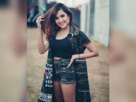 Shirley Setia In A Crop Top, Shorts And Shrug