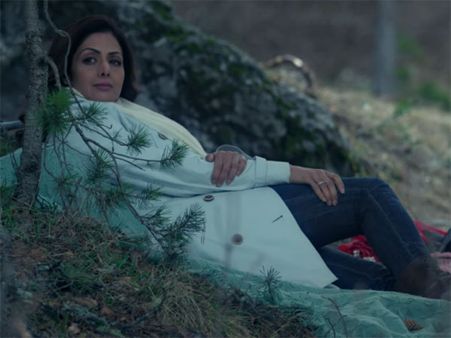 Sridevi In A White Overcoat Sridevi In A White Overcoat