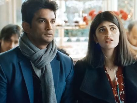 Sushant Singh Rajput In A Blue Pant Suit