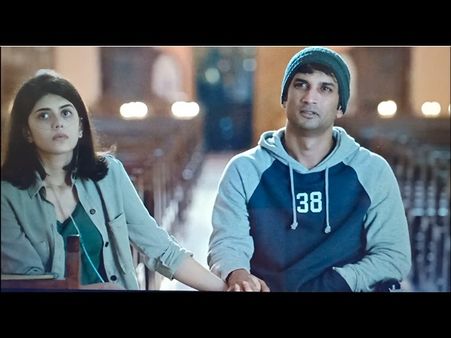 Sushant Singh Rajput In A Grey And Blue Hoodie And Beanie