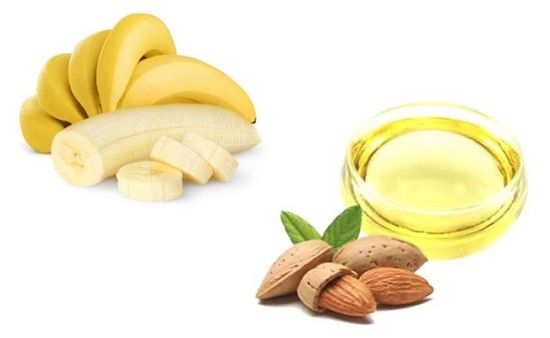 6. Banana And Almond Oil
