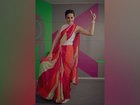 Taapsee Pannu’s Multi-Hued Saree