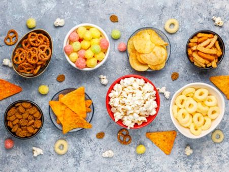 Sweets/fried/excess salt/refined foods