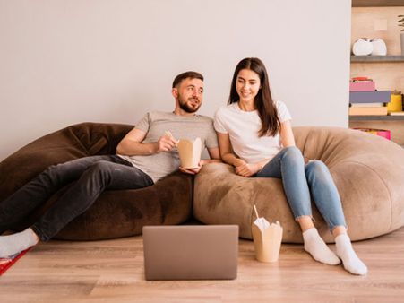 11. Watch A Movie Together