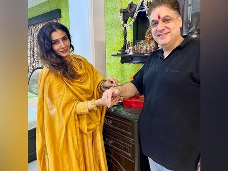 Raveena Tandon In A Yellow Ensemble