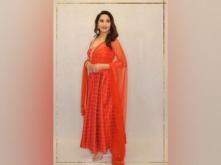 Madhuri Dixit’s Orange Suit Madhuri Dixit’s Orange Suit