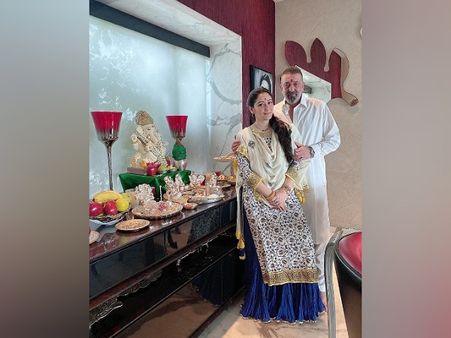 Sanjay Dutt In A White Kurta-Pyjama