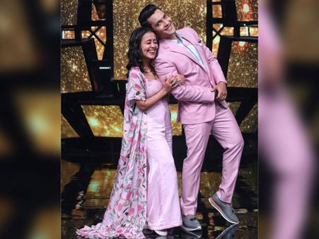 Aditya Narayan In A Pink Pantsuit