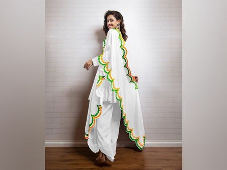 Nushrat Bharucha In A White Suit