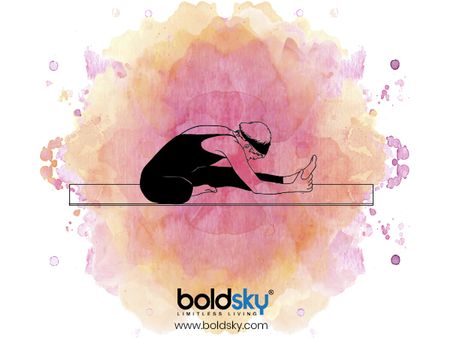 6. Janu Sirasana (Head-to-Knee Forward Bend Pose)