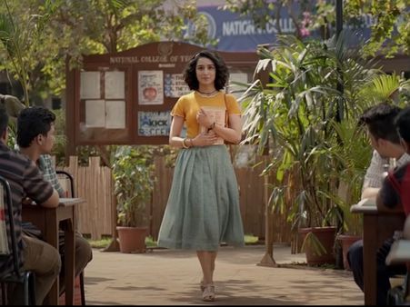 Shraddha Kapoor In A Yellow Top And Green Skirt