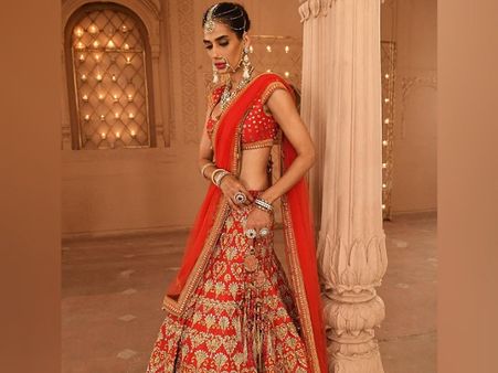 The Red Zari Lehenga For The Bride
