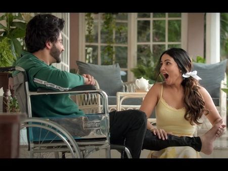 Hina Khan In Yellow Co-ord Set