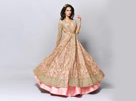 The Embellished Peach Ensemble