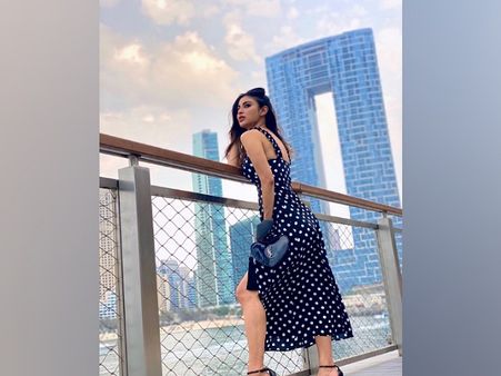 Mouni Roy In A Polka Dot Dress