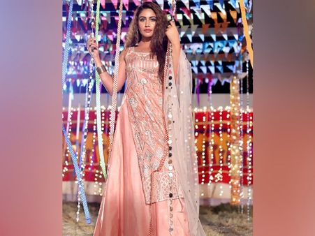 Surbhi Chandna In A Peach Ensemble