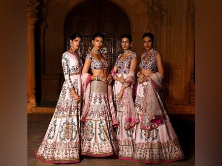 The Gulabi Hand-Embellished Lehenga For Bridesmaids