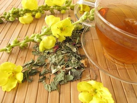 6. Mullein tea