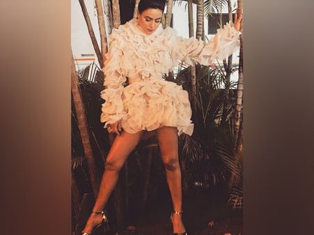 Nia Sharma In A Heavily Ruffled Dress