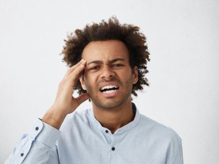 3. Headache with a fever and stiff neck