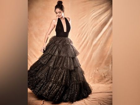 Ananya Panday In A Ruffled Ball Gown