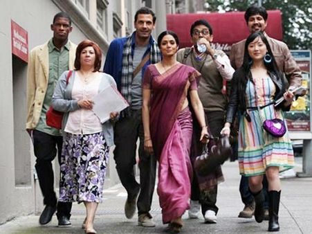 Sridevi In A Magenta Saree