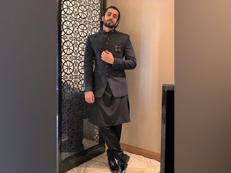 Sunny Singh In A Black Ethnic Ensemble