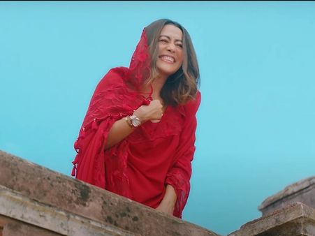 Neha Kakkar In A Red Suit