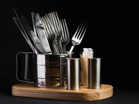 4. Eating With Silver Cutlery