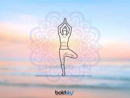 2. Vrikshasana (Tree Posture)