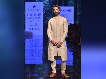 10. Asymmetrical Cut Kurta-Pyjama