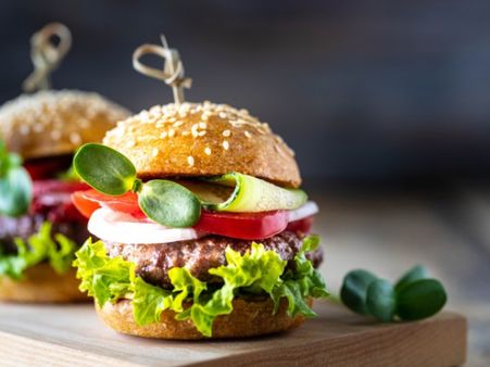 4. Use veggies in burgers