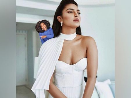 Priyanka Chopra Jonas In A White Gown