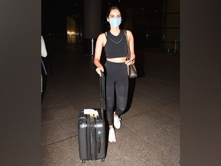 Manushi Chillar In Black Separates