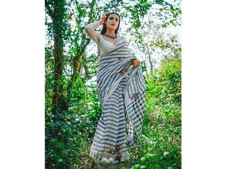5. Fatima Sana Shaikh’s Striped Saree