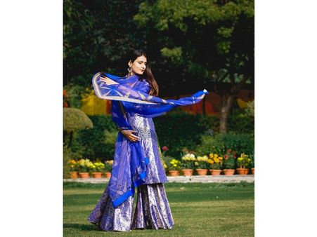 2. Fatima Sana Shaikh’s Blue Suit