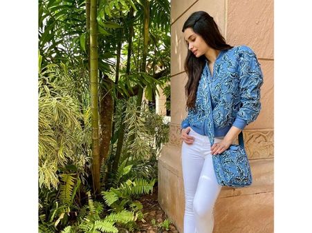 Diana Penty’s Bomber Jacket And Jeggings 